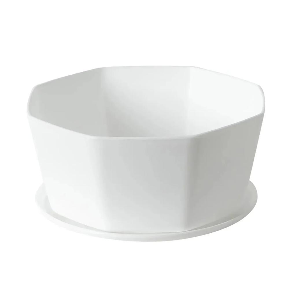 1pc-Simple Flower Pot Set Planter Succulent Plants Large Opening Bottom Tray Indoor Flowerpot Household Durable Holder