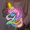 Unicorn Neon Sign for Wall Decor, Dimmable Colorful Unicorn Neon Lights for Girls Room, Unicorn Led Signs for Bedroom Kids Room