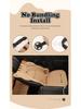 Universal Shy Cat Plush Winter Car Seat Cushion - Non-Shedding, Cartoon Design for Five Seats