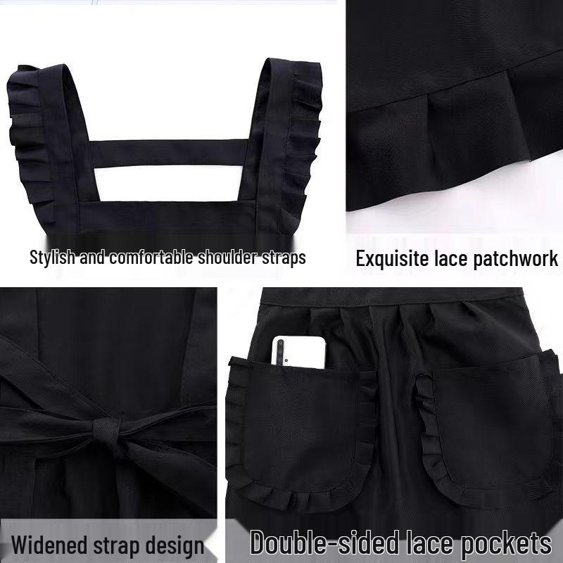 Princess Style Korean Apron for Kitchen, Salon, or Maid Outfit