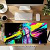 Colorful Splash Xl Gaming Mouse Pad Nonslip Rubber Base Stitched Edge Waterproof Desk Mat For Pc Laptop Gamer Office Computer Accessories C929782