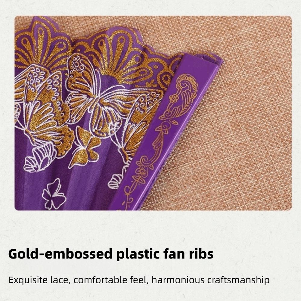 Handgehaltener Dekofächer Spitze Handfächer Fotografie Requisiten Tanzfächer Hanfu Zubehör