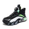 Girls' middle-aged and older children's basketball shoes, light boys' sports shoes, 2025 new spring leather children's sports shoes