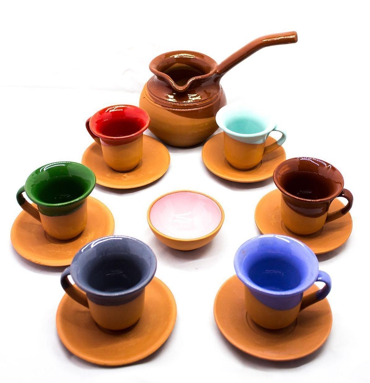 

Earth Cup Set Color World 6 Set Turkish Coffee Kitchen Standart коричневий
