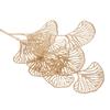 Eucalyptus Leaf Gold Fan Leaf Accessories Plastic Simulated For New Year Wedding Decorations Flower Arrangement