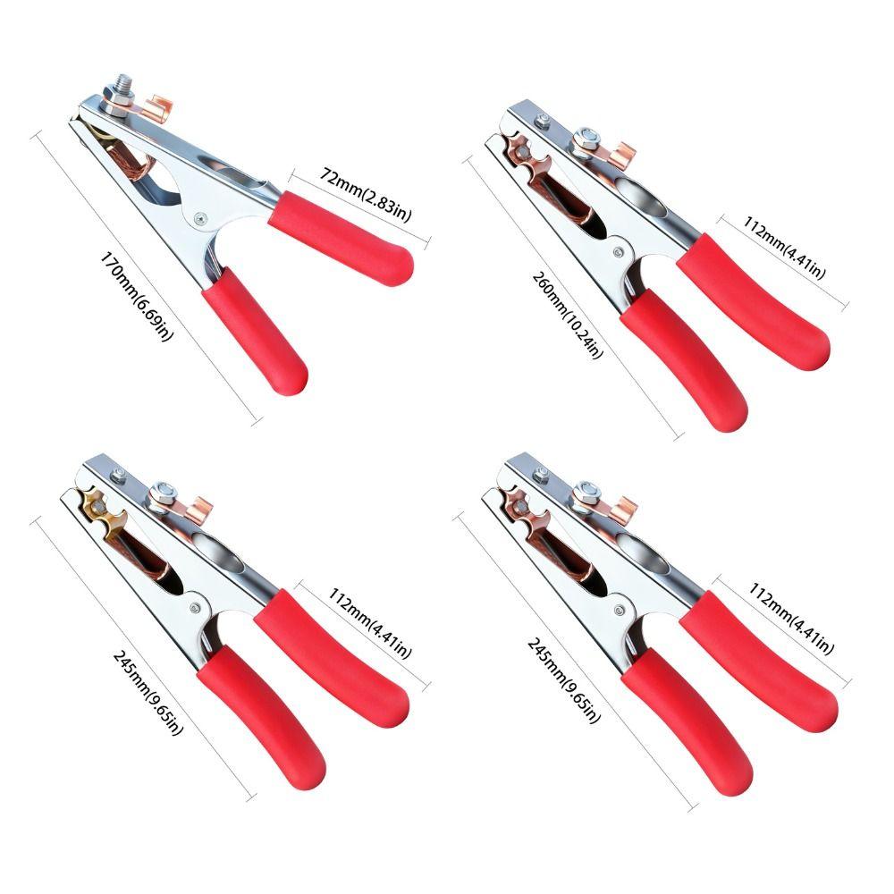 Heavy Duty Welding Grounding Clamp Manual Welder Grounding Connector Earth Ground Clip  TIG Welder