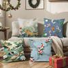 Natural Fun Koi Fish Lotus Pillow Case Silky Short Plush With Invisible Zipper Dustproof Sofa Cushion Cover For Home Decor