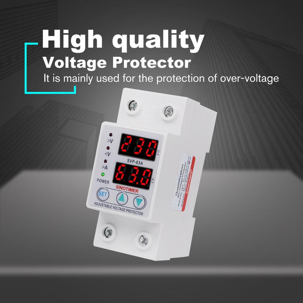 Protettore Sovratensione E Sottotensione 230V 100A | Relè Di Ripristino | Per Quadri Elettrici | Trifase - Foto 9