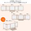 Nippon Childcare Baby Gate Okudake and Osenbo Smart Wide Brown Straddle Height 60xm Easy To Install Baby Gate Without Tools