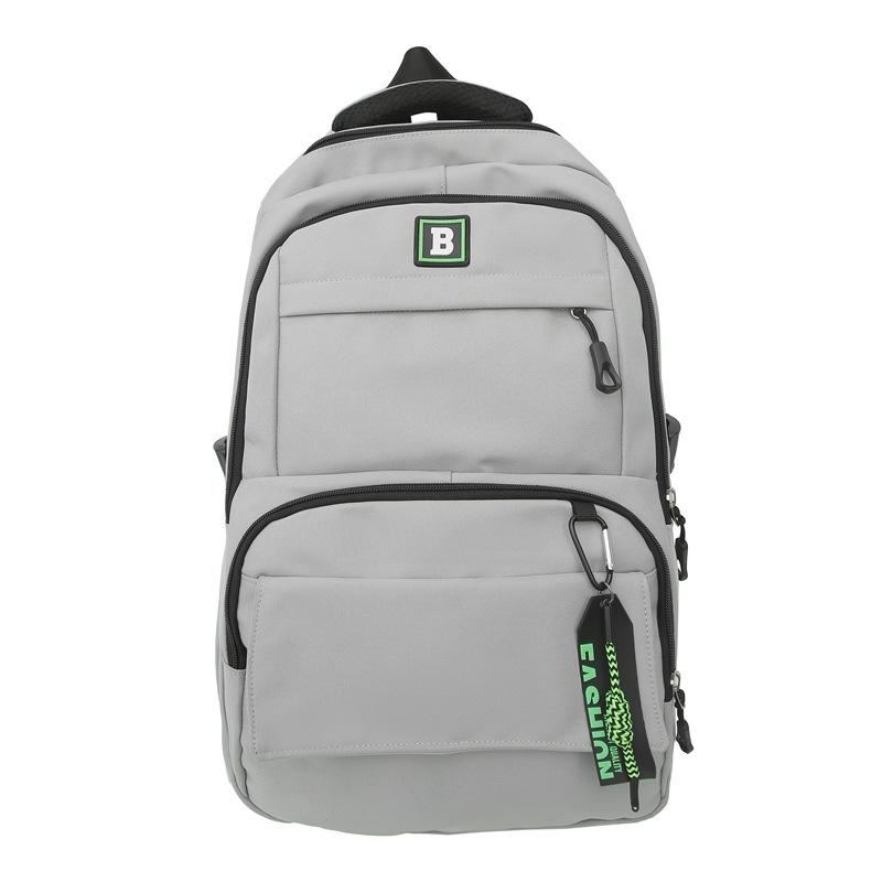 New college student oversized capacity backpack fashionable versatile men's and women's same casual class backpack