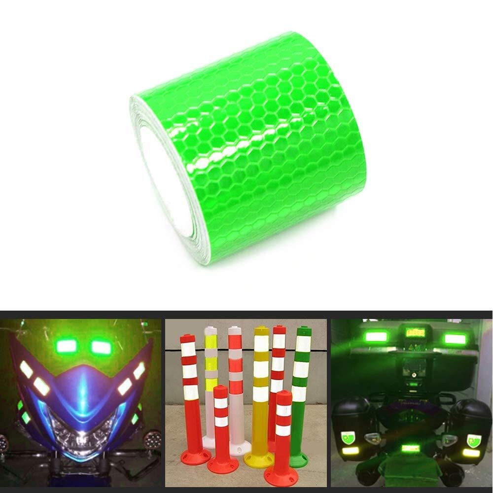 1 roll of 2.8 x 16.4 ft (5 x 5 m) Green Reflective Sticker