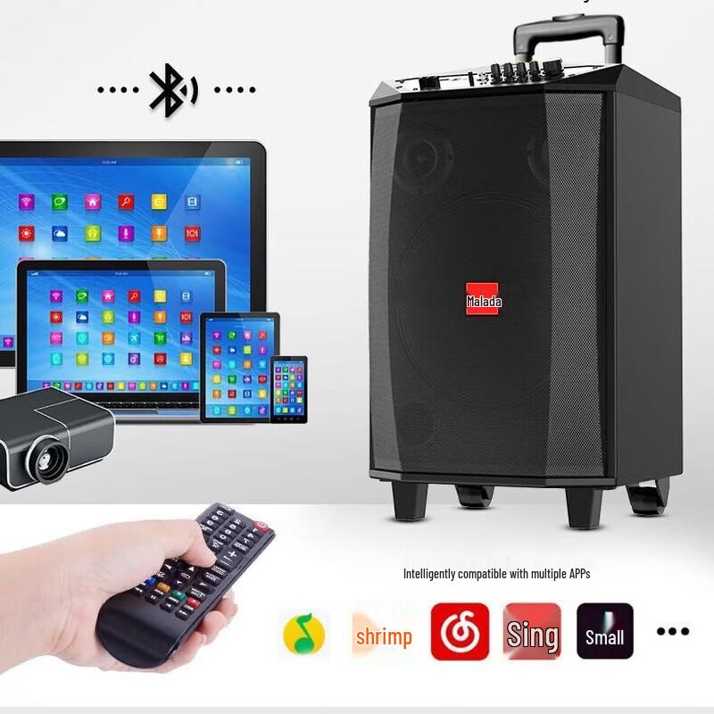 Malata Master 18-inch Portable KTV Trolley Speaker (CN Version)