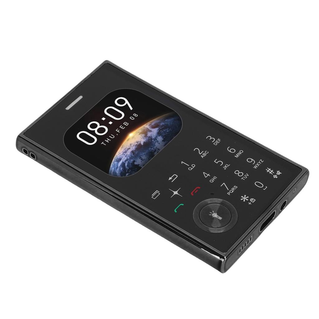 2G Mobile Phone Small Unlocked Dual SIM 2.04in HD Screen for Seniors High Volume Speaker MP3 MP4 Support Bluetooth