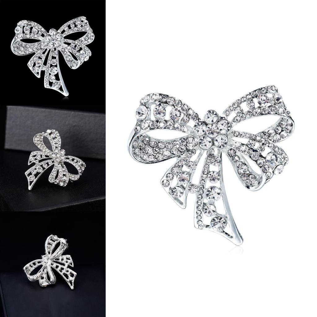 Alloy Butterfly Brooch Pin Jewelry Fashion Women Elegant Spring Gift Accessory