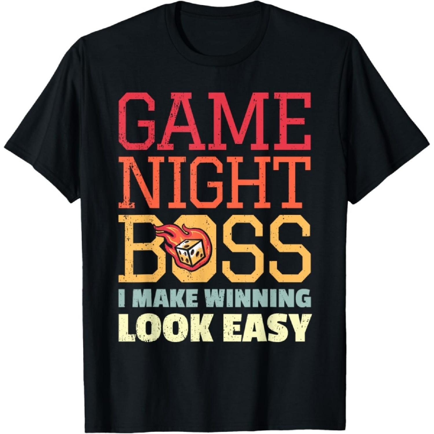 Game Night Host I Family Board Game Night T-Shirt(1) S