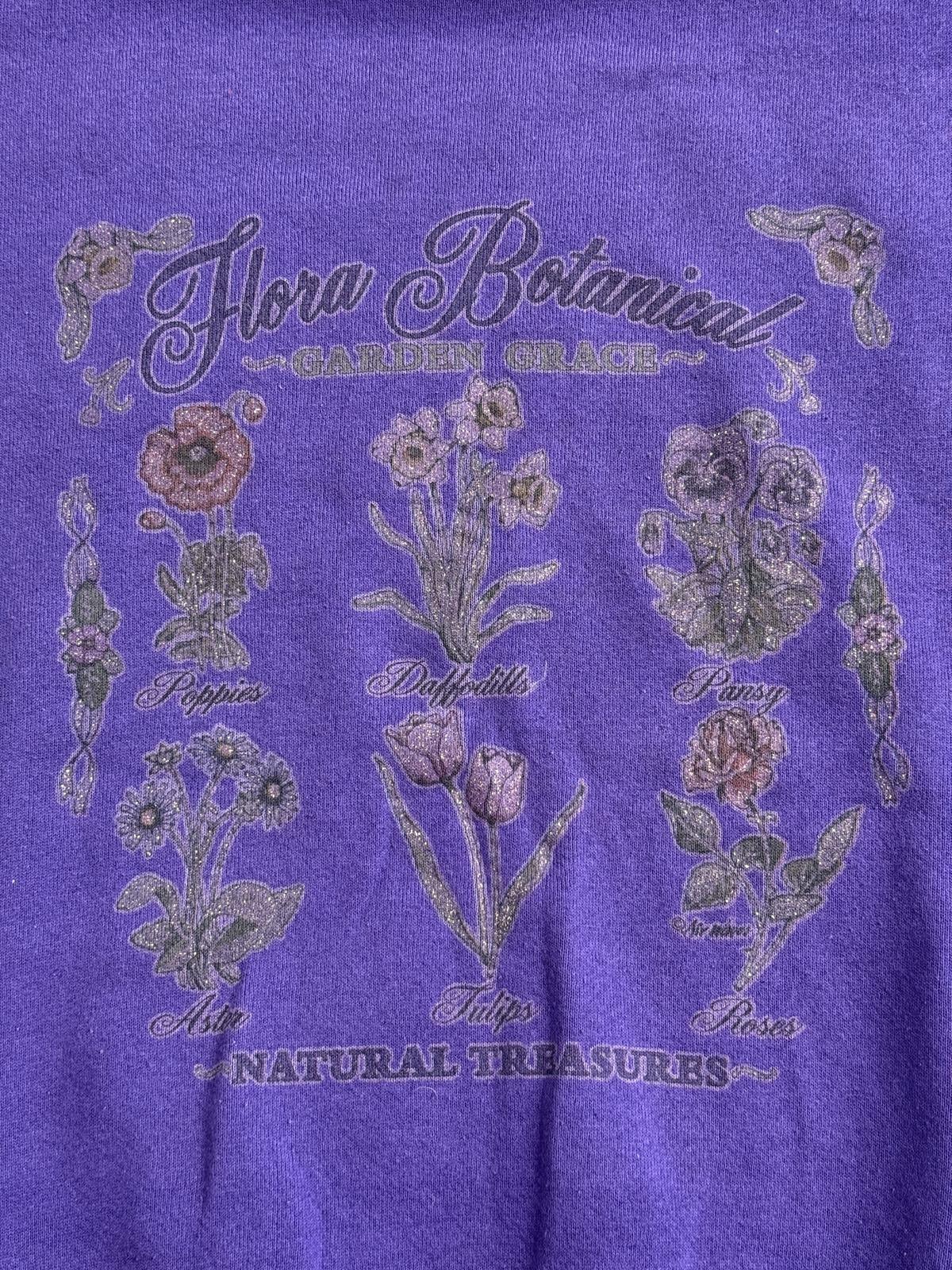 Flora Botanical Crewneck Garden Grace Natural Treasures S S