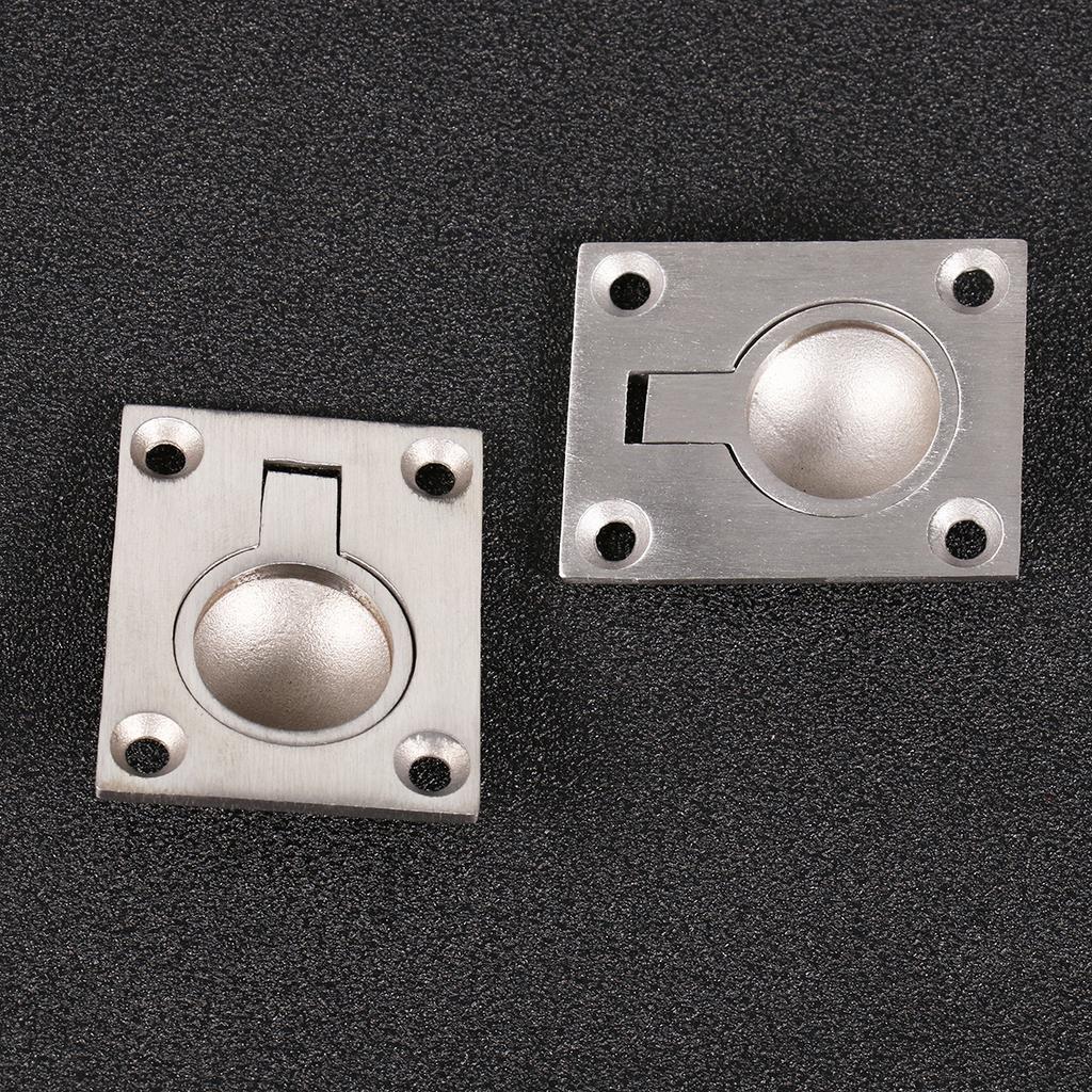 3 Stück Edelstahl Zuggriff Silber Schrank Schubladenknopf Unsichtbare Schiebetürbeschläge Ersatz für Kleiderschrank Schrank