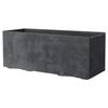 Millennium R Wall Planter - 99 X H39 Cm - Anthracite - With Water Reservoir - Wheels