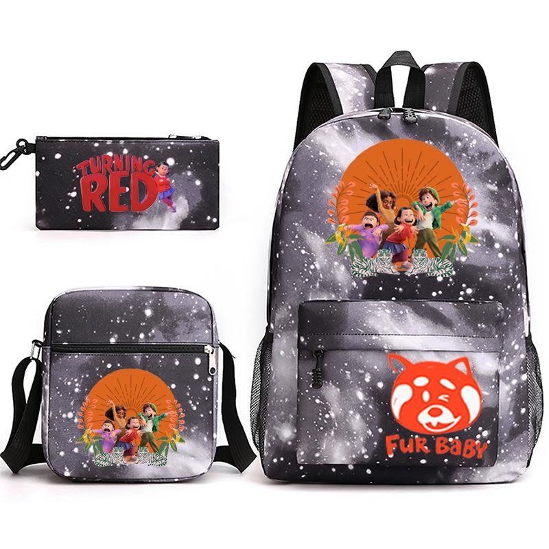 2022 Youth Metamorphosis 3 Sets/piece Laptop Backpack School Teen Girl Student Schoolbag