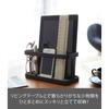 Yamazaki Tablet & Remote Rack Black, Approx. W21 X D8.5 X H10.5cm, Tower 7304