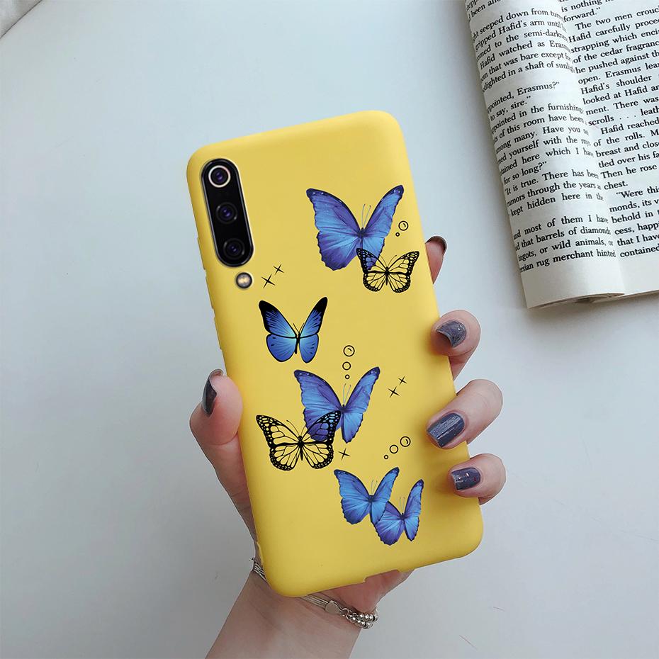 For Xiaomi Mi 9 SE Mi 9 Lite Case Soft Flower Painted Silicone TPU Cover Phone Case For Xiomi Xiaomi Mi 9 Mi9 SE Lite 9SE Cases