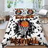 Basketball Duvet Cover King/Queen Size,sports Game Collections Bedding Set for Kids Teens Boys,athlete Bedroom Decor Quilt Cover