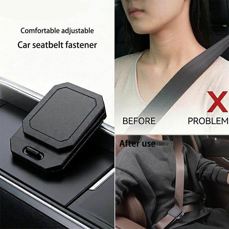 SEAMETAL Clip per Cintura di Sicurezza Auto Antiscivolo Regolabile Fibbia Cintura di Sicurezza Plastica Fermo Robusto per Cintura di Sicurezza Morsetto Semplice Clip di Fissaggio