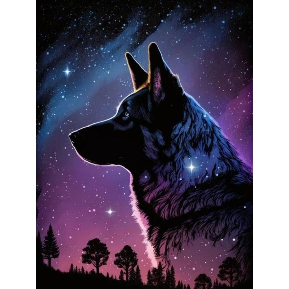 DIY Full Round Diamond Painting Cross Stitch 3D Animal Art Style Home Scene Decorative Diamond Painting 5d Diamond Art Painting