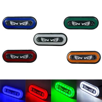 Marcadores Laterales LED de Alta Visibilidad 12V/24V Modos de Luz Parpadeante y Constante Para Camiones, Remolques y Motocicletas