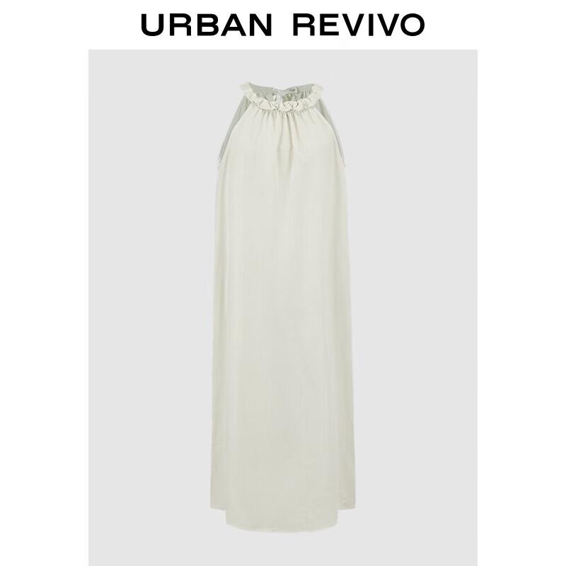 

UR 2025 Autumn Pleated Sleeveless Resort Dress L