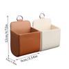 Car Phone Holder Mount Air Vent Hanging Storage Box Car Mobile Phone Bag PU Leather Glasses Organizer Bag Support In Home