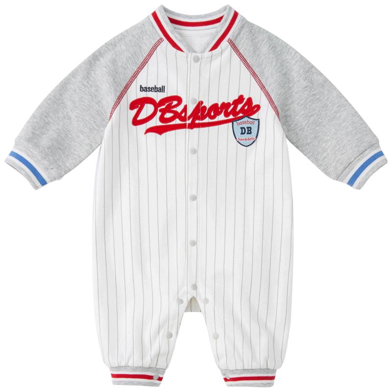 

DAVE&BELLA Baby Boy Striped Romper 80