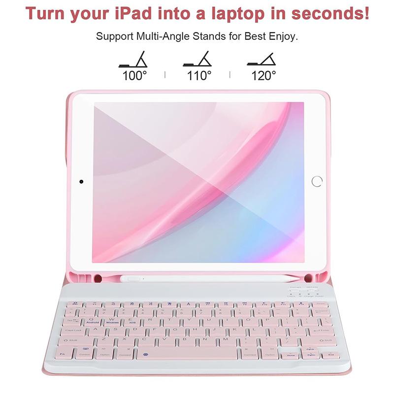 Samsung A7 10.4" Tablet Wireless Bluetooth Keyboard Case - Spanish Layout