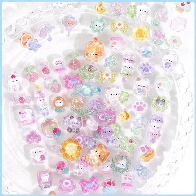 3D Embossed Cartoon Animal Stickers - Kids' Crystal Phone Case Decorations