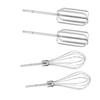 4Pieces Hand Mixer Accessories Stainless Steel Whisks Cooking Mixer Attachments for Effortless Mixing of Eggs Flour