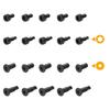 Professional  Doorbell Screws 20pcs/set Replacement Security Screws Doorbell Spare Part for Video Doorbell Durable