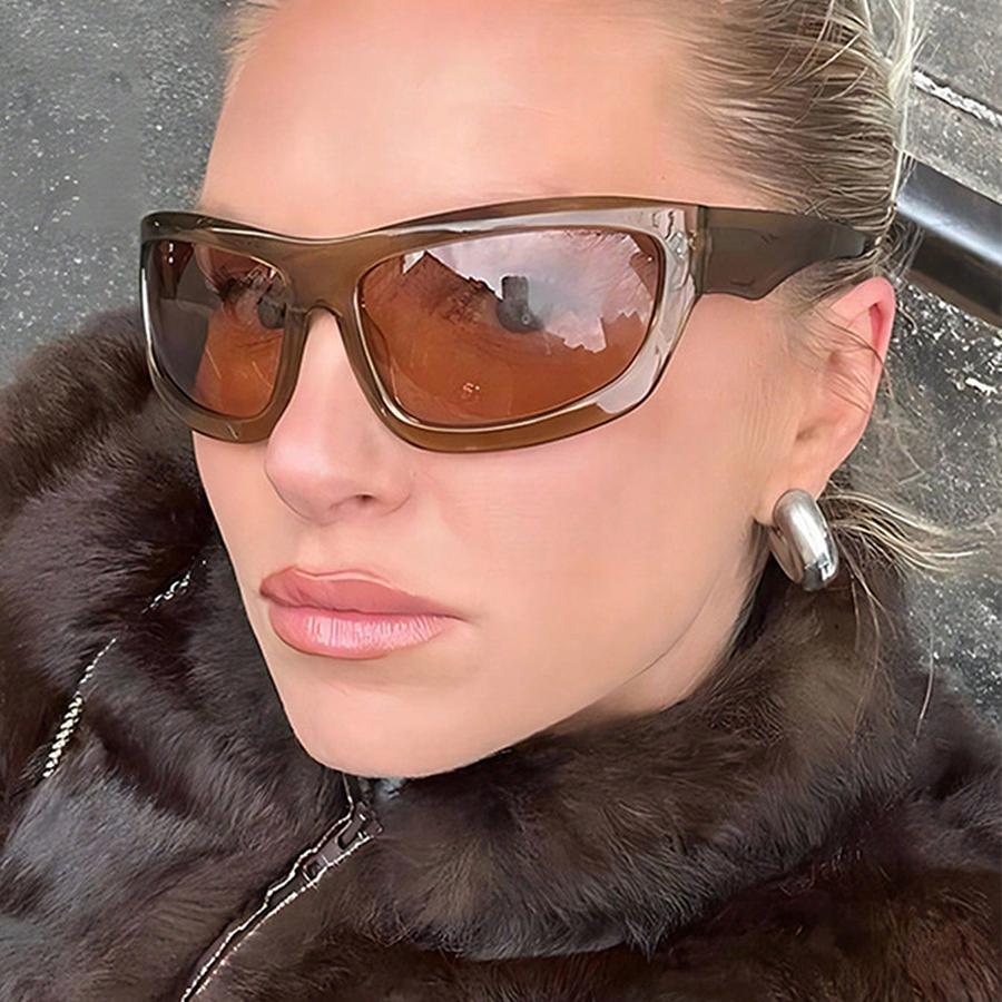 Y2K Personality Cat Eye Sunglasses Women Men Retro Brand Design Summer Traveling Outdoor Fishing Sun Glasses UV400