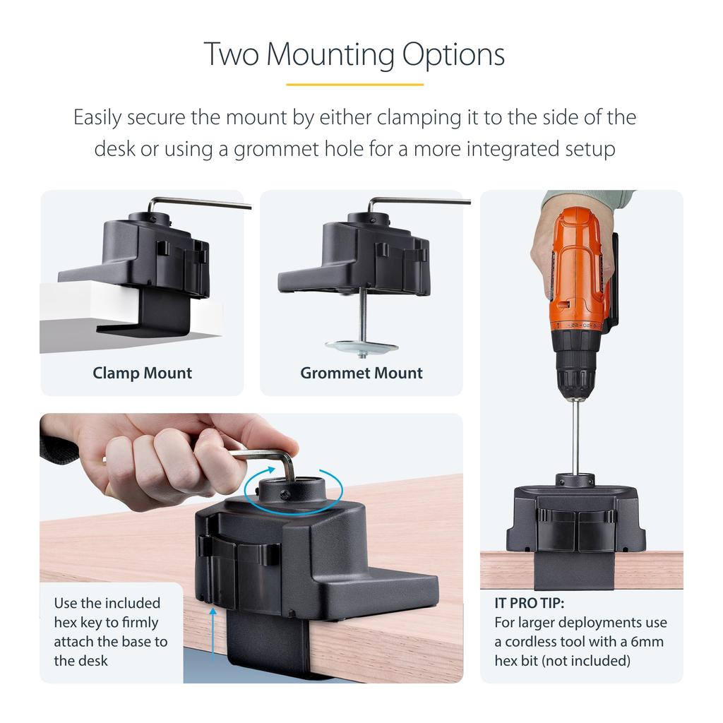 Monitor LCD Tip montare pe stâlp Tip clemă Compatibil cu afișaj standard VESA de 34 inchi Echipat cu hub USB Depozitare cablu ARMPIVOT2USB3