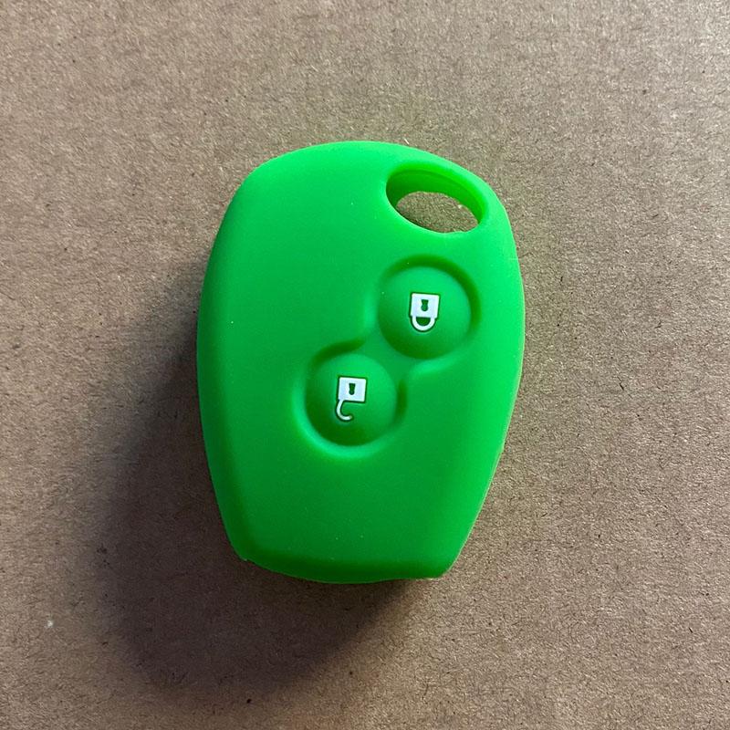 ZAD Siliconen Autosleutelhoesje Voor renault 2 knoppen Kangoo DACIA Scenic Megane Sandero Captur Twingo Modus afstandsbediening sleutelhoes