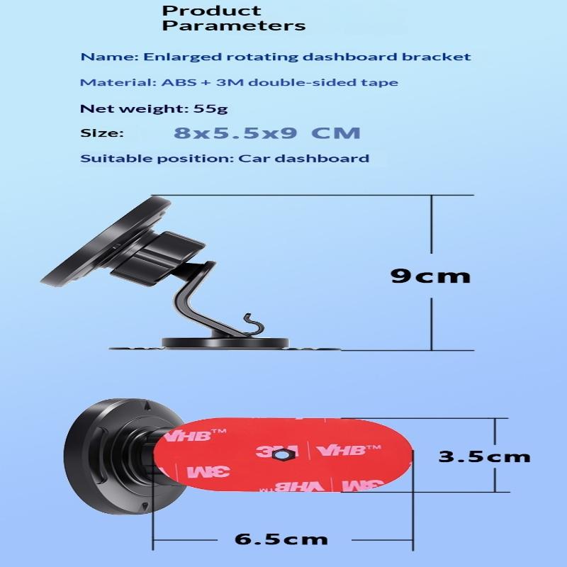 Universal Base Magnet Brackets For Car Mount Accessories Mini Magnetic Car Phone Holder Parts For Phone