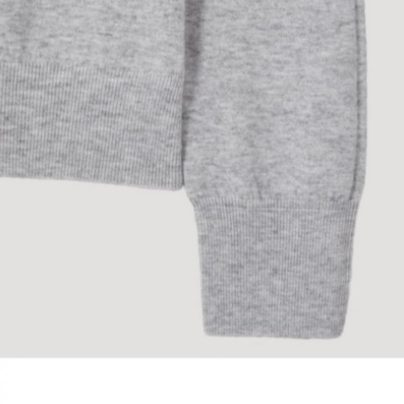 Ona S miSS  Melange Pletenina s kulatým výstřihem SSkpop12510 Lg