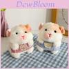 Cute Hamster Plush Keychain With Milk Tea Apron For Car Accessories And Gifts