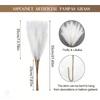 GeeParty 10Pcs Fluffy Pampas Grass Fake Reed Simulated Artificial Flower Boquet for Birthday Party Decoration