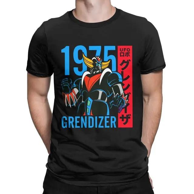3D Mazinger Z Cartoon Printed T-shirt Robot Anime Men's Round Neck Top Summer Fashion Casual Short Sleeve Hoodie