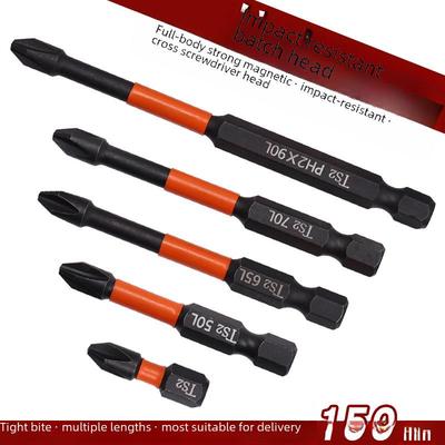 Tungsten Steel Magnetic Screwdriver Set with Extended Bits for Electric Screwdriver