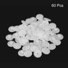 Uxcell 60pcs Plastic Gears, 28 Teeth, Plastic Double Gear Model, 28102BA, Reduction Gear for RC Car Models, DIY Robots, White, Module 0.5