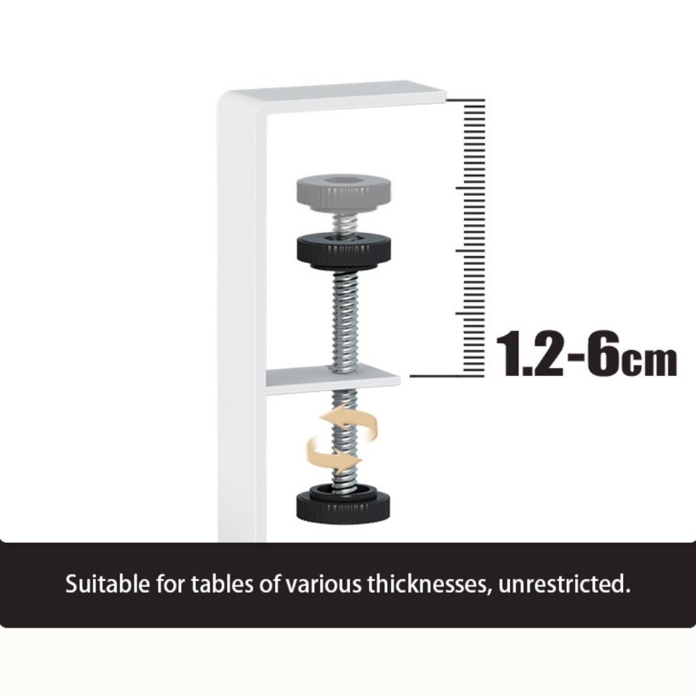 Carbon Steel Under-table Storage Rack Smooth Slide/Pull-out Breathable Pull-out Cabinet Mesh Drawer Large Load Bearing