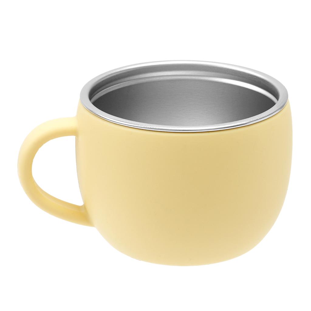 Color Kids 1 Stück Einhand-Fütterbecher BPA-frei Baby Edelstahl-Wasserbecher Abnehmbarer Silikon-Flüssigkeitsbecher Weihnachtsgeschenk
