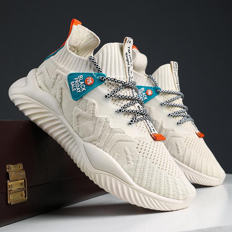 

Мужская летняя дышащая сетчатая спортивная обувь, универсальная для весны и осени, кроссовки для уличного катания с защитой от запаха, кроссовки для бега для подростков 44