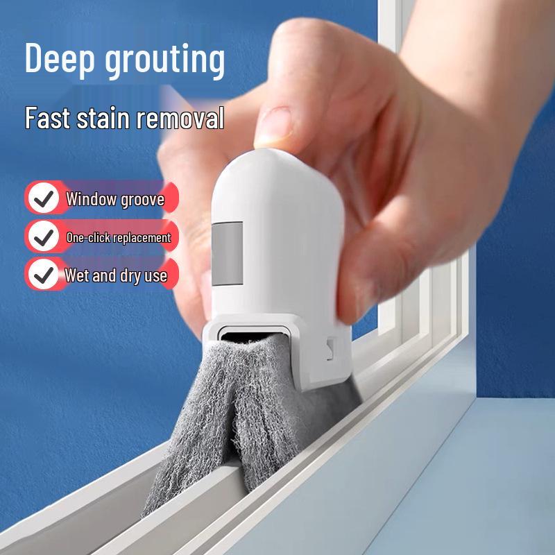 Multi-Functional Detachable Window Groove Cleaning Brush
